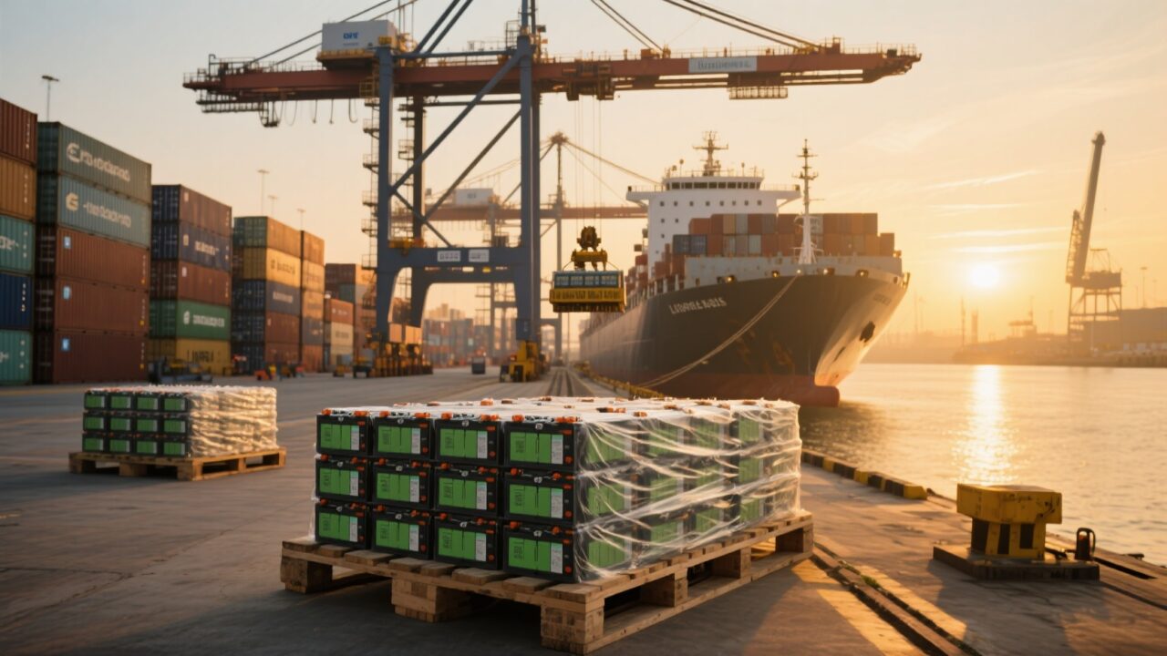 2026年初锂电池出口激增四成六